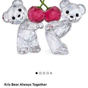 COPY - Swarovski Kris Bear with Red Cherries